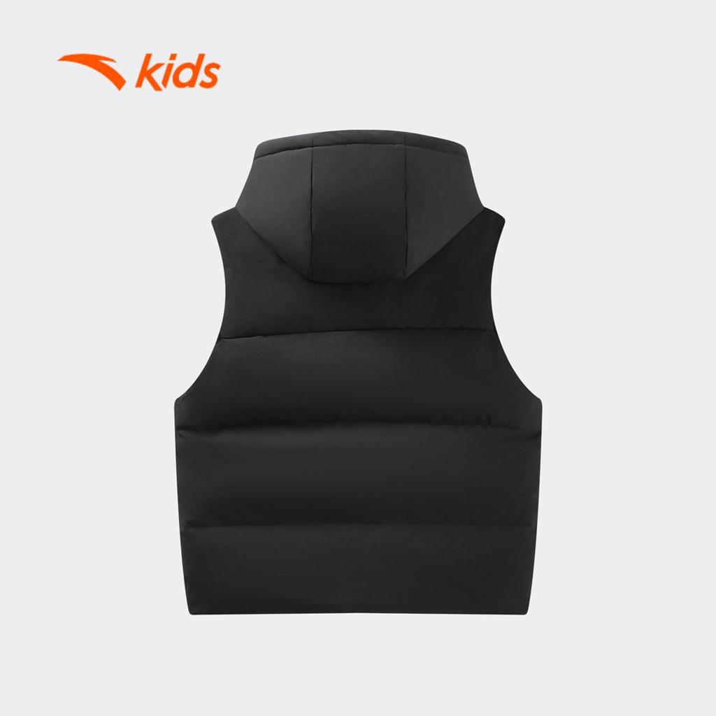 ANTA Kids Áo Gile Lông Vũ Bé Trai 3525D1903. Có Mũ, Ấm Nhẹ, Chống Lạnh Thu Đông