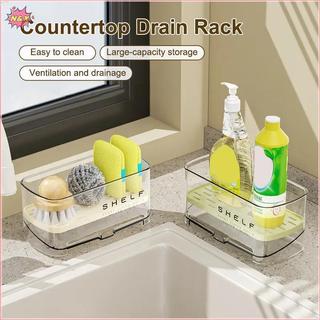 N & X Mới Rag Rack Giá Bồn Rửa Nhà Bếp Giá Treo Tường Gia Đình Đa Năng Bọt Biển Vòi Bể Bơi Hiện Vật Có Thiết Kế Thoát Nước 1 Cái.