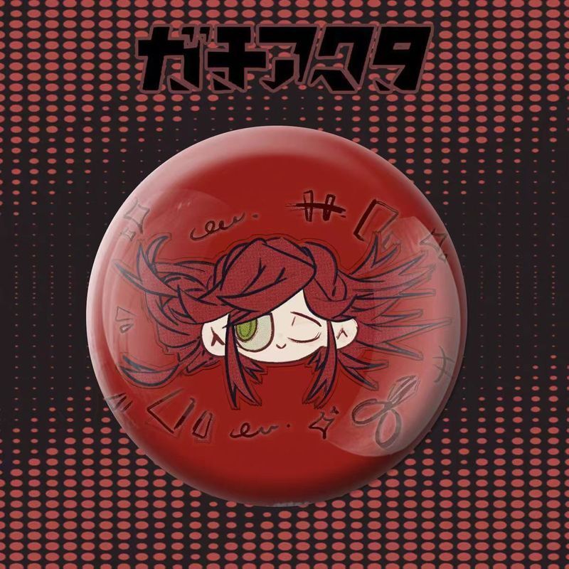 58mm Dễ Thương Chibi Huy Hiệu Gachiakuta Lấy Cảm Hứng Từ Liyu & Rudo Nhân Vật Anime Pin Dễ Thương Ba Lô Trang Trí