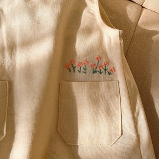 [8-26kg] Váy Sát Nách Thêu Mèo Basic Cho Bé Gái Đi Học Đi Chơi Siêu Xinh ( Chất Linen)
