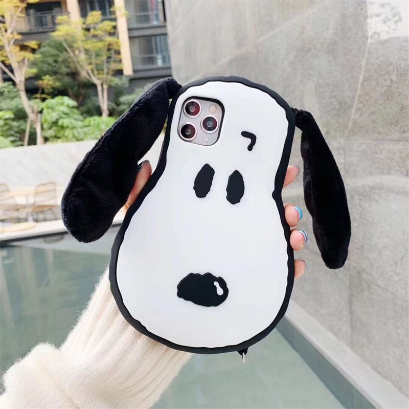 Phim hoạt hình dễ thương Snoopy Ears iPhone14plus Apple 11 Thích hợp cho vỏ điện thoại 12 / 13pro max 2025.12.9