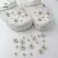 16 Chiếc Giày Thời Trang Quyến Rũ Bộ Phụ Kiện Lỗ Khóa Giày Mùa Hè Ngọc Trai Dễ Thương Daisies 3D Trang Trí Giày [Mina]