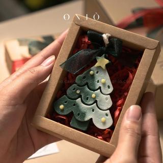 Mini Christmas Tree - Nến thơm Cây thông mini (30g - 7,5x6cm) (Thông phủ tuyết)