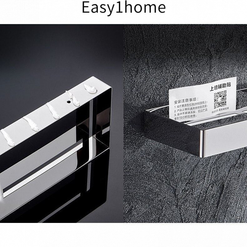 Kệ Để Đồ Phòng Tắm Không Cần Đục Lỗ ToTo 304 Giá Lưu Trữ Sữa Tắm Inox 30/40/50/60Cm