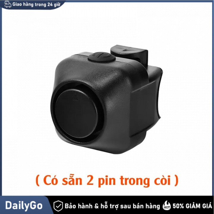 Chuông xe đạp đa năng - Còi điện, phù hợp nhiều loại xe, còi điện xe đạp, Chuông xe đạp