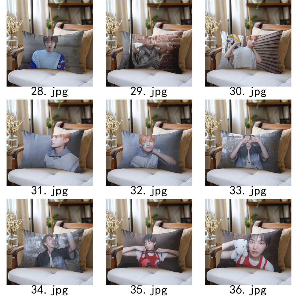 CORTIS Vỏ Gối Polyester Hình Chữ Nhật Một Mặt, Máy Có Thể Giặt Được, Thích Hợp Để Trang Trí Phòng Khách Giường Sofa (Không Bao Gồm lõi)