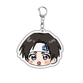 Anime Blue Lock Acrylic Keychain Isagi Yoichi Bachira Chigiri Cartoon Cute Figures Pendant Car Key Chain Ornamen