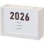 lịch để bàn 2026 kèm ống cắm bút đôi hộp đựng văn phòng phẩm trang trí bàn làm việc decor phong cách ins tối giản đa năng