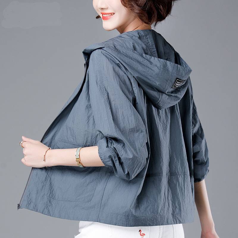GKY Nữ Chống Nắng Jaet Dài Tay Có Mũ Trùm Đầu Phù Hợp Với Áo Mỏng Thoáng Khí GKY