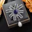 PNPIA- Thanh Lịch Retro Pháp Ngọc Trai Thổ Cẩm Cho Nữ Áo Kẻ Sọc Nơ Thiết Kế Sang Trọng Trang Sức Hàng Ngày Phụ Kiện