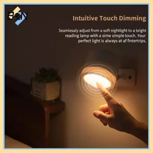 Đèn tường LED không dây B & N Xoay 360 từ tính với cảm ứng có thể sạc lại từ xa có thể điều chỉnh độ sáng để trang trí văn phòng phòng phòng ngủ.