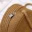 Túi Rơm Trẻ Em IFASIN, Túi Đeo Ngang Hoa Cúc Nhỏ, Túi Đi Biển Mùa Hè Handmade Hình Tròn Sáng Tạo Cho Trẻ Em Bé Gái