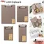 NORDICLIFE 2 Cái Bảng Clipboard A6 / A5 / A4, Bảng Viết Thư Mục Tài Liệu Bảng Thư Mục Tập Tin, Bảng Notepad Treo Tông Vé Giá Đỡ Hóa Đơn Kẹp Giấy