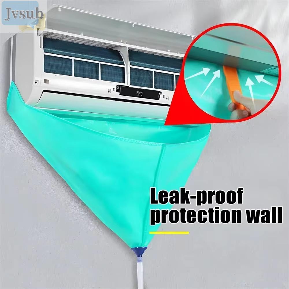 Vỏ làm sạch điều hòa JVSUB, Bộ làm sạch điều hòa PVC dày chống rò rỉ, Ống thoát nước bền chống nước có ống thoát nước Túi làm sạch máy lạnh giặt Máy lạnh