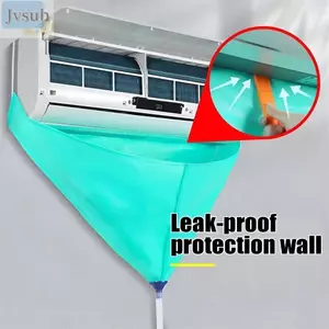 Vỏ làm sạch điều hòa JVSUB, Bộ làm sạch điều hòa PVC dày chống rò rỉ, Ống thoát nước bền chống nước có ống thoát nước Túi làm sạch máy lạnh giặt Máy lạnh