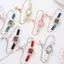 2025 Thời Trang Màu Trơn Cubic Zircon Dây Đeo Kim Cương Vuông Đồng Hồ Điều Chỉnh Miễn Phí Vòng Tay Đồng Hồ 26.5.15