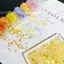 Kexiyan tự làm Epoxy chảy gai dầu Lá bạch quả Sequins Lá làm móng tay Trang trí thủ công Làm đầy sequins