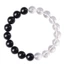 Vòng tay pha lê trắng Obsidian - Handmade Dân tộc Retro - Tùy chọn miếng đệm kích thước 6 / 8 / 10 / 12mm - Vòng tay đính cườm Unisex