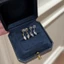 Bông tai nữ đa năng khí chất thời trang phong cách Hàn Quốc zircon hình học cá tính