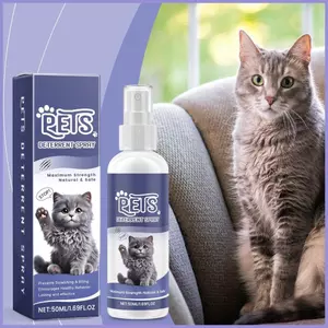 Xịt chống trầy xước mèo 50ml Bảo vệ nội thất tự nhiên Stay Away Cat Anti Scratch Spray cho thảm Couch mueadsyvn