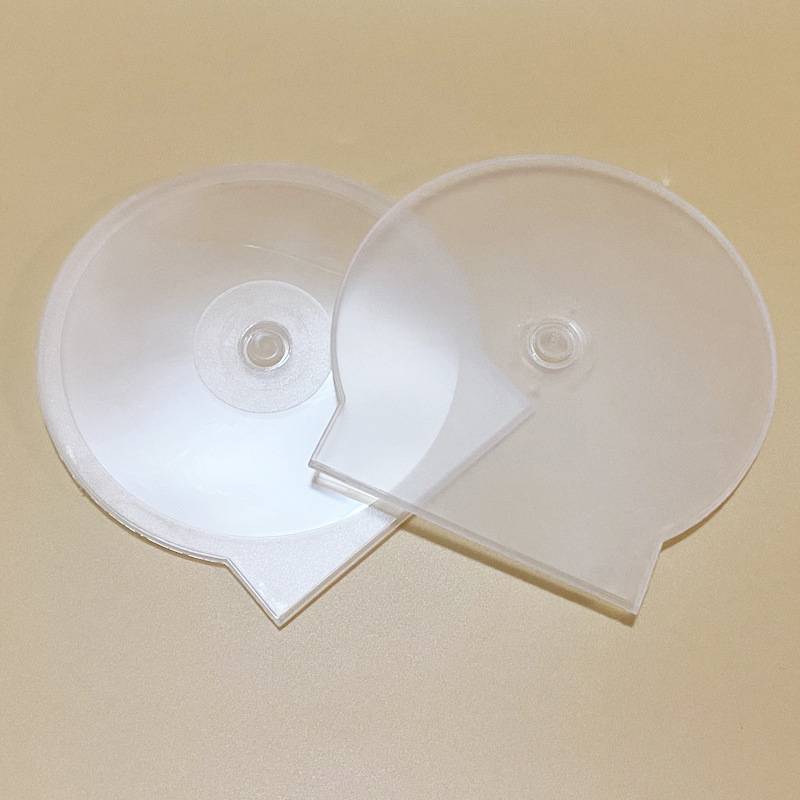 NS 1 / 3 Chiếc Nhựa Trong Suốt Đơn Mảnh Đĩa Tròn Hộp CD Thiên Tính CD DVD Hộp Đĩa Đĩa Hộp Bảo Quản NS