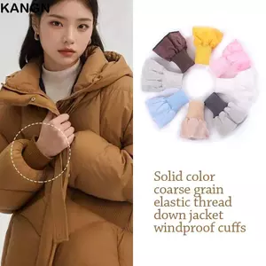 KANGN Co Giãn Rib Cuffs, Co Giãn Đan Đàn Hồi Rib Cuff, Phụ Kiện May Màu Quần Chân Liền Mạch Sửa Chữa Người Lớn Trẻ Em