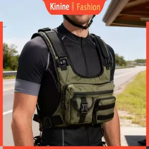 Túi thắt lưng thể thao được trang bị chuyên nghiệp KIN với nhiều ngăn để chạy bộ tập thể dục leo núi