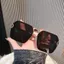 Kính Mát 2025 Phong Cách Mới Hợp Thời Trang Cao Cấp Kính Mát Nữ Mùa Hè Bên Biển Influencer Chụp Hình Đường Phố Vuông Mặt Lớn Mỏng Hơn Nhìn 26.3.22