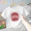 Bé Gái Dây Rút Ngắn Top Bướm In Hình Trái Tim Thư Giãn Phù Hợp Với Bé Gái Giải Trí Hàng Ngày Mặc Đơn Giản