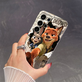 Judy Nick Cặp Đôi Zootopia 2 Vỏ Cho VIVO V21E V23E V25 V27 V27E Y15S Y16 Y19 Y20 Y21 Y22S Y35 Y50 Y77 Y36 Y02S Y17 Y19S Y91 Y17S Y100 V30 V40 V50 PRO LITE Vỏ NYK