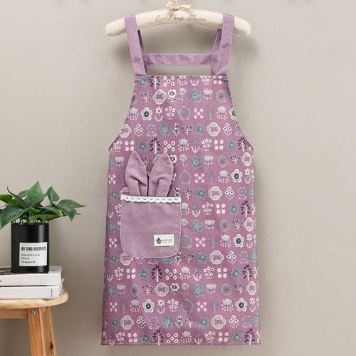 Tạp Dề Hình Thỏ Dễ Thương Chống Thấm Nước - Tạp Dề Nấu Ăn Chống Bám Bẩn Có Túi Lớn, Điều Chỉnh Dây Đeo Cho Gia Đình