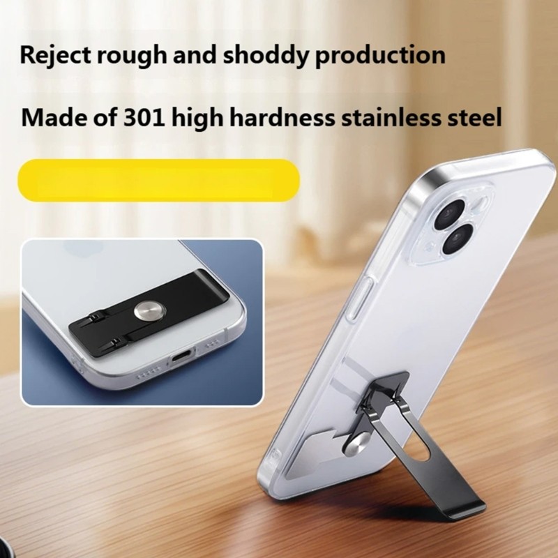 Fol Giá đỡ điện thoại di động có thể gập lại Full 360 Xoay ổn định Khóa tính năng Chân đế