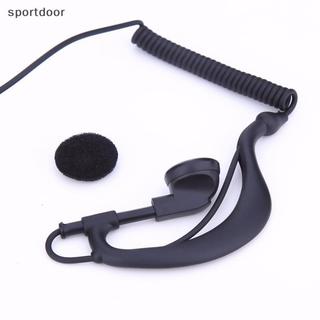 [sportoutdoor] 1 Cái PTT MIC 1 Mét Móc Tai Bộ Đàm Tai Nghe Nhét Tai Interphone Tai Nghe 2 PIN Tai Nghe Tai Nghe Cho UV5R / / HYT [out]