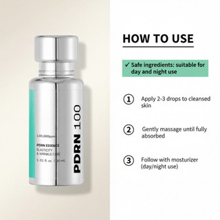 PDRN Essence 100 30ml Vegan Moisturizing Elasticity Serum