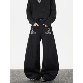 Quần Jean Nam Phong Cách Đường Phố Cao Cấp Kiểu Mỹ, Thoải Mái và Unisex