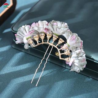 Kẹp tóc handmade lụa hoa, phù hợp cho tiệc cưới và váy dạ hội