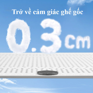 Đệm Ngồi Ô Tô Da PU Siêu Mỏng - Thoáng Khí, Chống Trượt, Phù Hợp Đa Dòng Xe, Dễ Lắp Đặt & Vệ Sinh