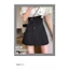 2024 Quần Short Chữ A Eo Cao Thiết Kế Sense Hakama Thời Trang Ôm Hơn Nhìn Đen Rộng Quần Thường Ngày 5.12
