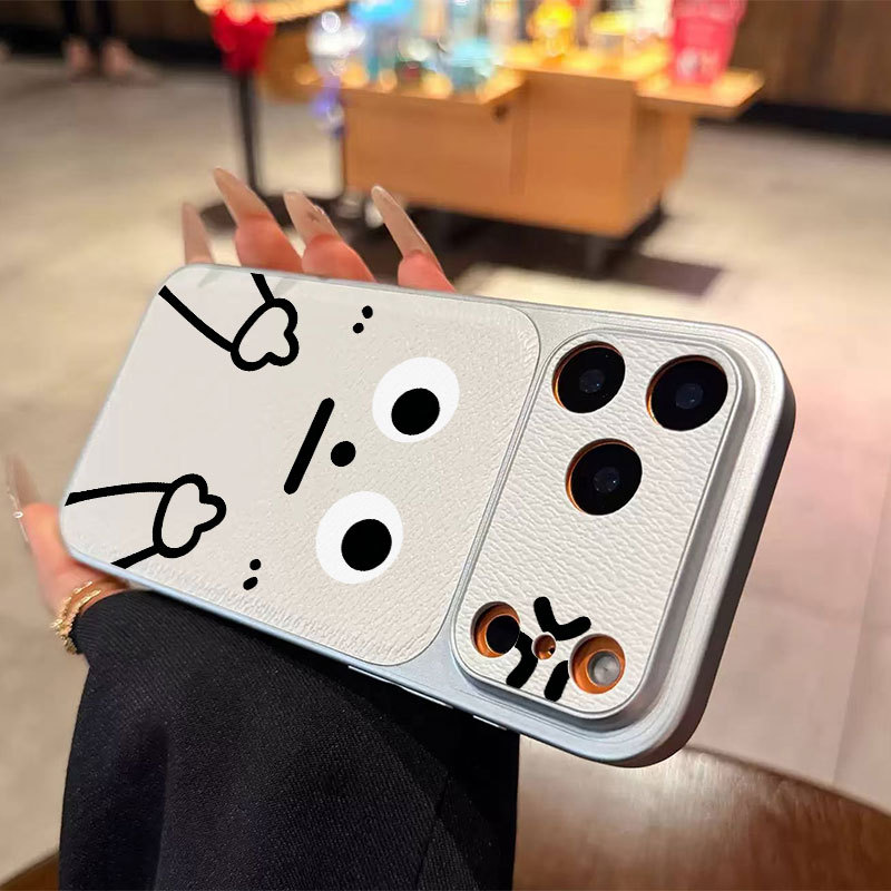 Ốp iPhone Emoji Bao da mềm cao cấp đựng máy ảnh - iP 7/8/X/XS/XR/11/12/13/14/15/16/17/Plus/Air/Pro/Max