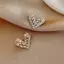 Springevenstar Thời Trang Kim Cương Giả Trái Tim Tình Yêu Trâm Cài Cho Nữ Đảng Quần Áo Trang Sức Phụ Kiện Quà Tặng Springevenstar