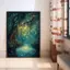 Fairy Magic Mysterious Forest Poster Không Khung Tranh Canvas Phòng Khách Treo Tường Nghệ Thuật Trang Trí