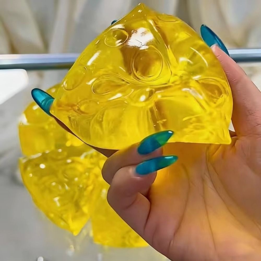 ELLSWORTH Squishy Mật Ong Phô Mai, Đồ Chơi Squishy Ngón Tay Hút Chậm, Fidget Pinch Vui Nhộn Co Giãn Mềm Đồ Chơi Phô Mai Cảm Giác Trẻ Em Và Người Lớn