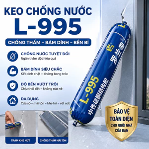 Keo Dán Kết Cấu & Kính Cường Lực 995 - Siêu Dính, Chống Rò Rỉ, Độ Bền Cao Với Silicone Trung Tính