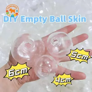 CANAMEK Giảm Căng Thẳng Vỏ Bóng 4CM 5CM 6CM Bóng Nước Trống Da Handmade Có Thể Đổ Lại Cho Chống Căng Thẳng DIY Trẻ Em Người Lớn CSF