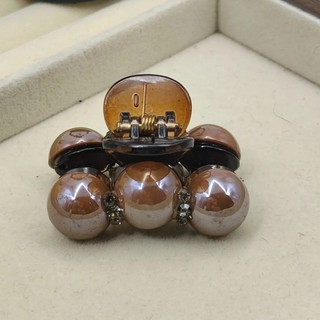 Cao Đuôi Ngựa Dụng Cụ Tiện Dụng Nửa Tie Tóc Hạt Đỏ Kẹp Tóc Nữ Đầu Lưng Tóc Sang Trọng Cá Mập Kẹp KJGT