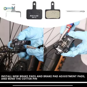 Má phanh xe đạp B01S MT200 Má phanh xe đạp đường trường Tấm phanh đĩa bằng nhựa nhẹ cho B01S B03S B05S Phụ tùng xe đạp mới