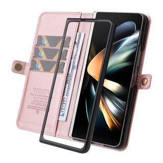 Ốp Điện Thoại Da, Dành Cho Samsung Galaxy Z Fold 3 4 5 6 7 5G, Ốp Ví, Có Khe Cắm Thẻ, Ốp Lưng Túi Điện Thoại