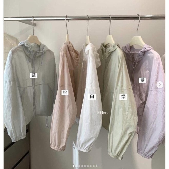 ÁO KHOÁC GIÓ CHỐNG NẮNG HERS FREESIZE -  20812