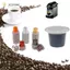JCSYFAC 10 Cái / bộ Viên nang cà phê Nespresso có thể tái sử dụng Dùng một lần Nespresso Pods Lá nhôm rỗng Viên nang cà phê có nắp đậy Bộ đồ cà phê Mới