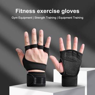 [Mar-T] 1 Đôi Găng Tập Cử Tạ Cho Nam Nữ, Bảo Vệ Cổ Tay Lòng Bàn Tay, Thể Dục Thể Thao, Gym
